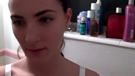 Nurse Step mom gives her Step-Son an Exam - Molly Jane - Family Therapy