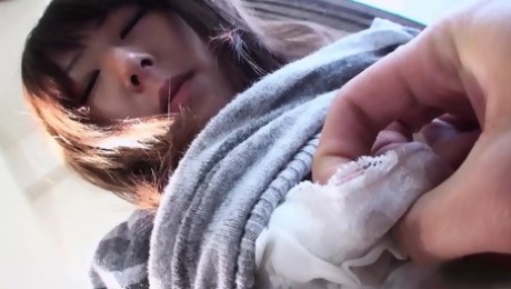 Even after being creampied the lustful Asian babe wants to use sex toys and orgasm