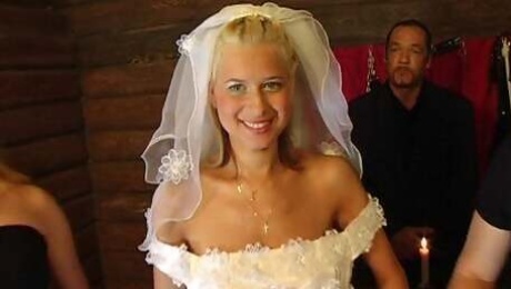 Gangbang with big busty bride