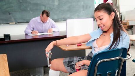 So hot Jasmine Summers at school movie